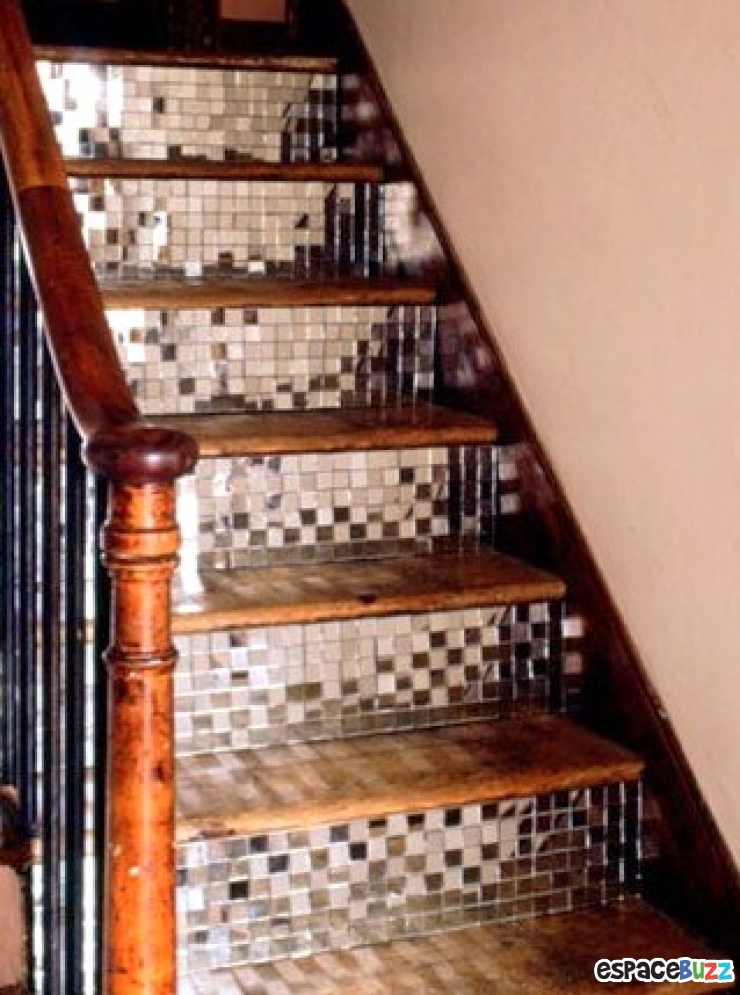 17 idées de décorations pour vos escaliers! Papier Escalier idées Peint
