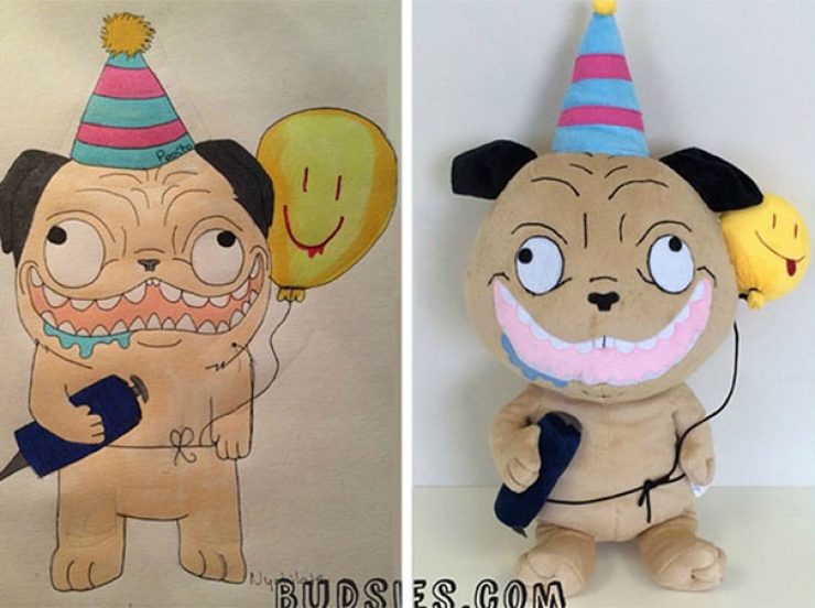 Créer des peluches à partir de dessins d