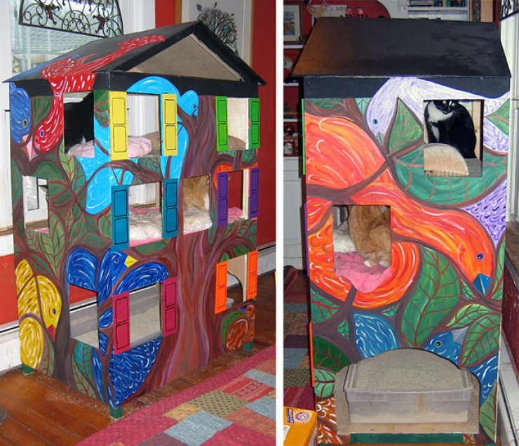 Illustration de l'article : Besoin de cacher la litière de votre chat ? Voici 34 idées qui devraient vous intéresser !