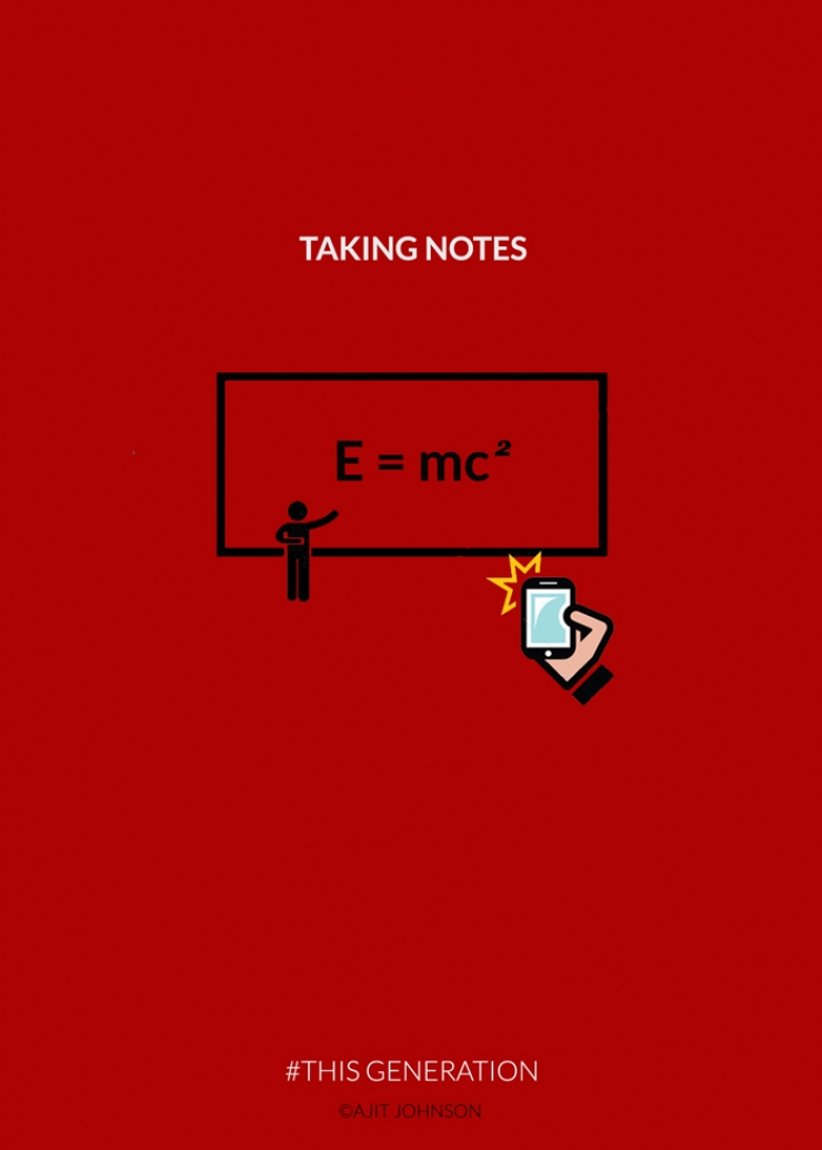 Illustration de l'article : 24 illustrations dénonçant notre addiction aux nouvelles technologies