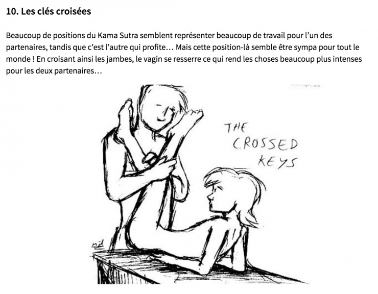 Illustration de l'article : 15 positions du K@masutra, classées des plus dingues et risquées, aux plus agréables et incroyables ! Suis-je la seule à n'avoir jamais été tentée par les positions 4 et 5 ?