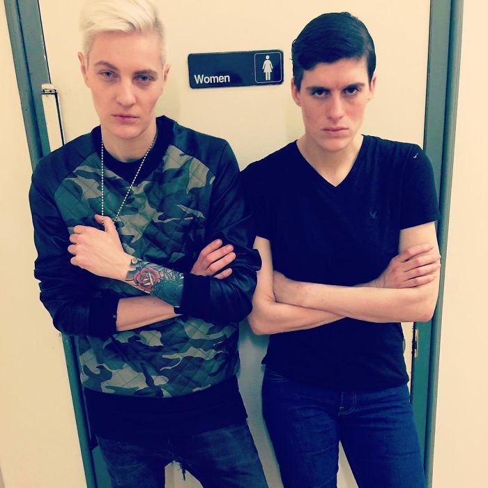 Illustration de l'article : Ce modèle androgyne détruit les stéréotypes sexistes en posant comme homme et femme!