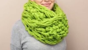 tricoter une echarpe sans aiguille