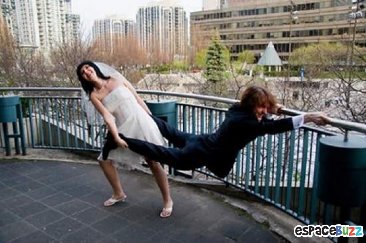 Illustration de l'article : 29 photos de mariage complètement dingue!