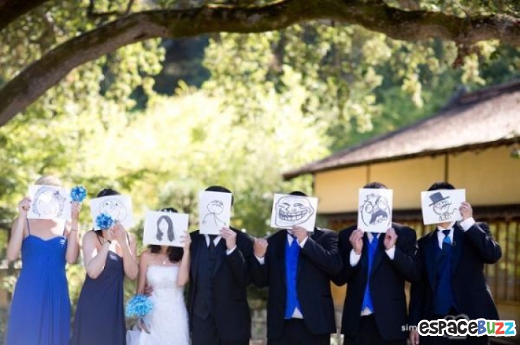 Illustration de l'article : 29 photos de mariage complètement dingue!