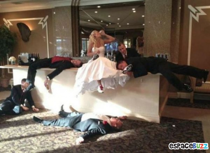 Illustration de l'article : 29 photos de mariage complètement dingue!