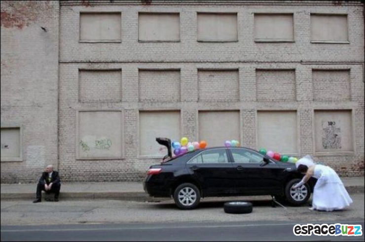 Illustration de l'article : 29 photos de mariage complètement dingue!