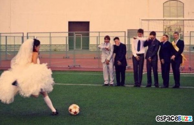 Illustration de l'article : 29 photos de mariage complètement dingue!