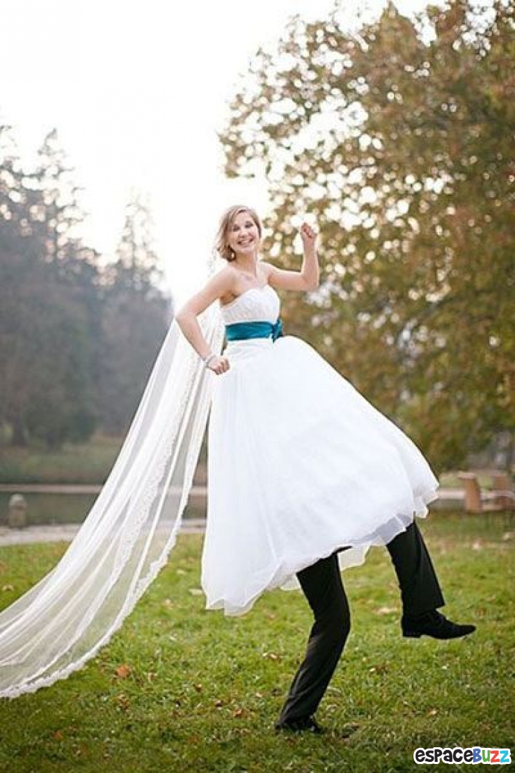 Illustration de l'article : 29 photos de mariage complètement dingue!