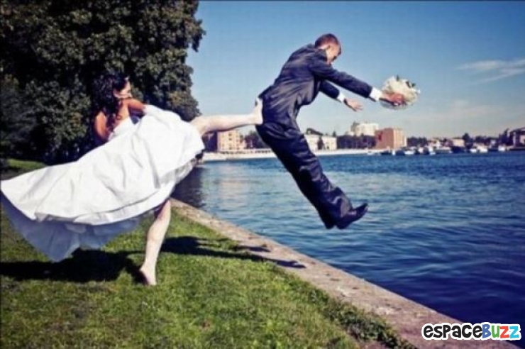 Illustration de l'article : 29 photos de mariage complètement dingue!