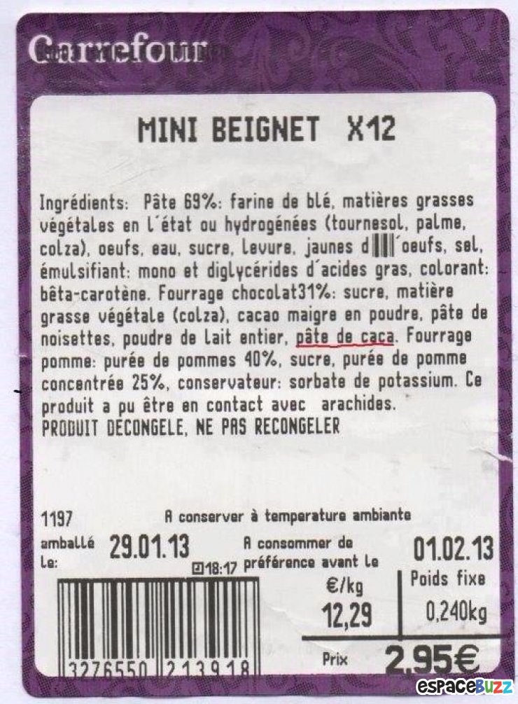 Illustration de l'article : Mini beignet Carrefour !