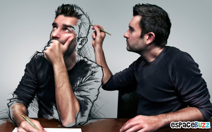 Illustration de l'article : Découvrez 10 oeuvres de Sébastien Del Grosso, cet artiste français qui mélange photos et dessins