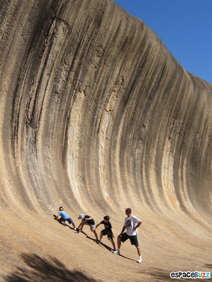 Illustration de l'article : D&eacute;couvrez cette incroyable falaise en forme de vague