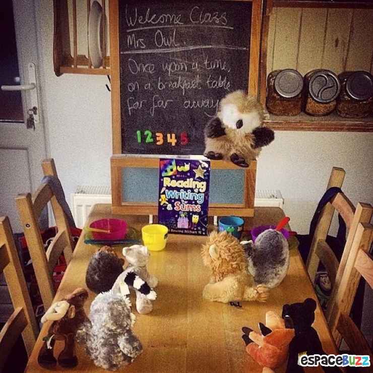 Illustration de l'article : Ils décorent la table du petit déjeuner avec un thème différent chaque matin pour leurs enfants