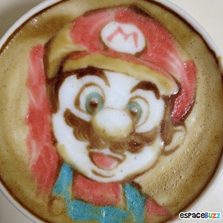 Illustration de l'article : 15 oeuvres de coffee-art représentant des personnages fictifs et des célébrités