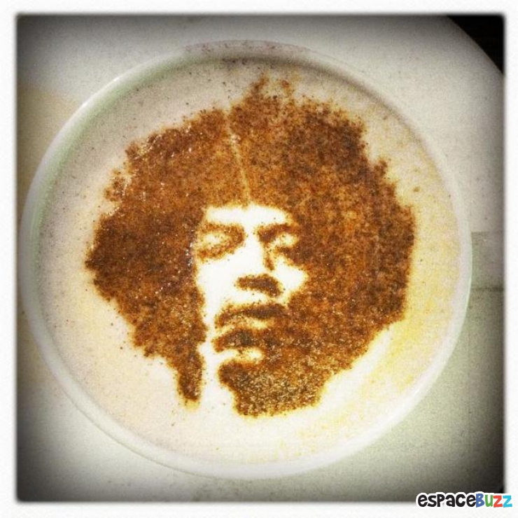 Illustration de l'article : 15 oeuvres de coffee-art représentant des personnages fictifs et des célébrités