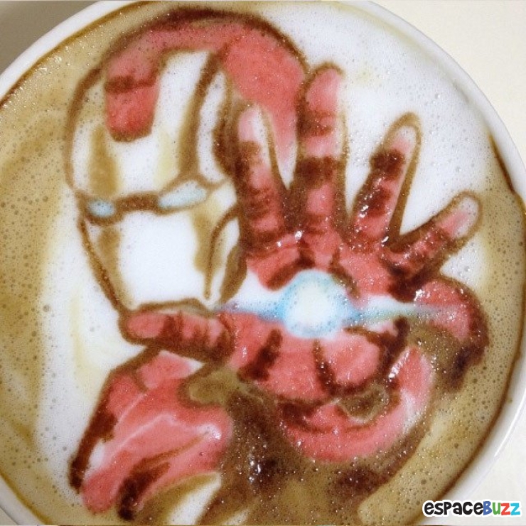 Illustration de l'article : 15 oeuvres de coffee-art représentant des personnages fictifs et des célébrités