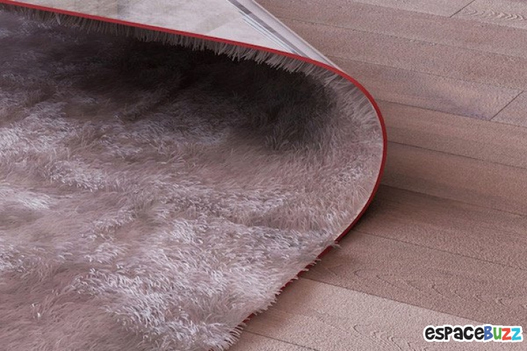 Illustration de l'article : Découvrez Stumble Upon, la table basse qui est en fait un tapis