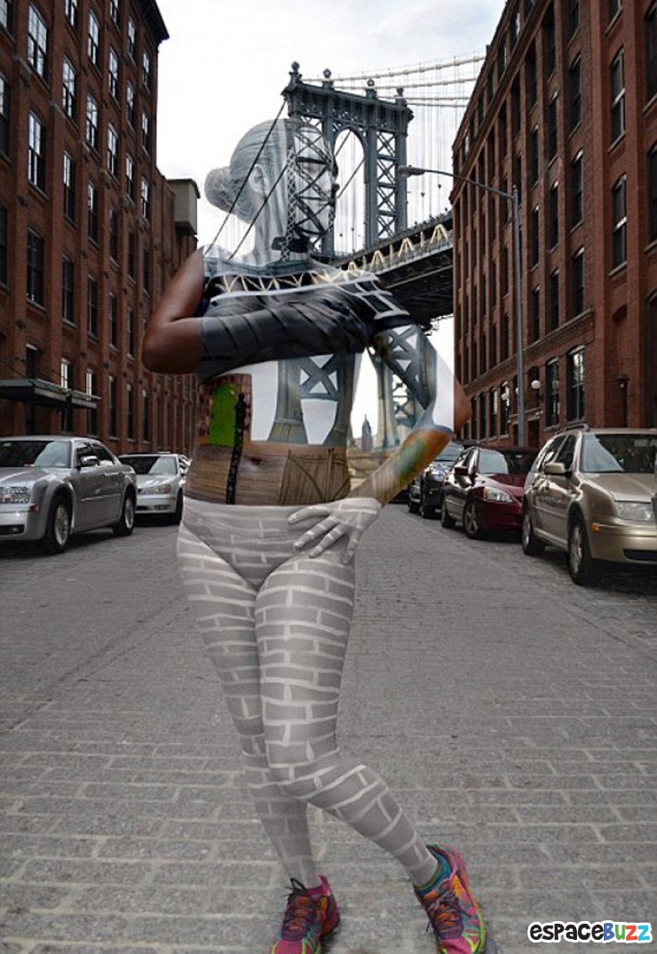 Illustration de l'article : Les superbes body paintings de l'artiste Trina Merry : comme un caméléon à New York...