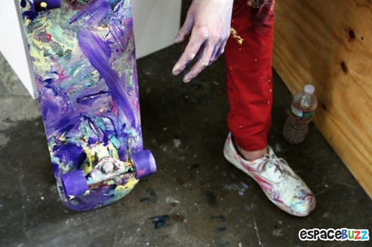 Illustration de l'article : Matt Reilly, l'artiste qui peignait avec son skate