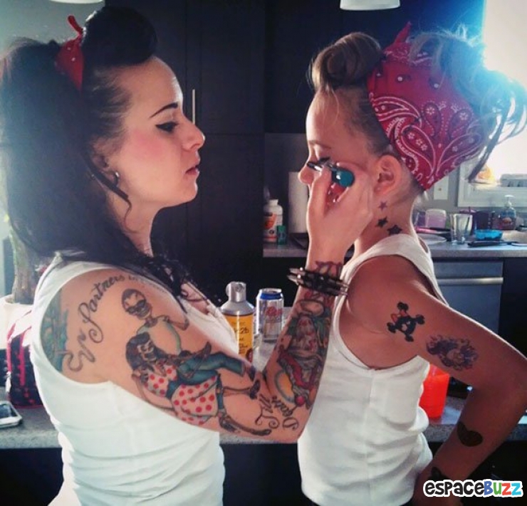 Illustration de l'article : Telle mère, telle fille, la preuve en 10 photos incroyables!