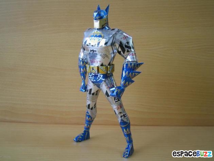 Illustration de l'article : L'artiste Makaon réalise ses scultpures à partir de... canettes! Voici 14 de ses surprenantes créations