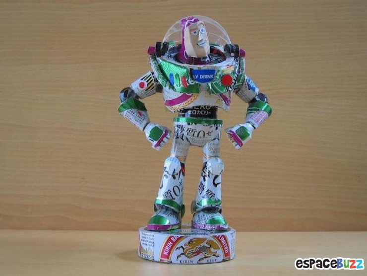 Illustration de l'article : L'artiste Makaon réalise ses scultpures à partir de... canettes! Voici 14 de ses surprenantes créations