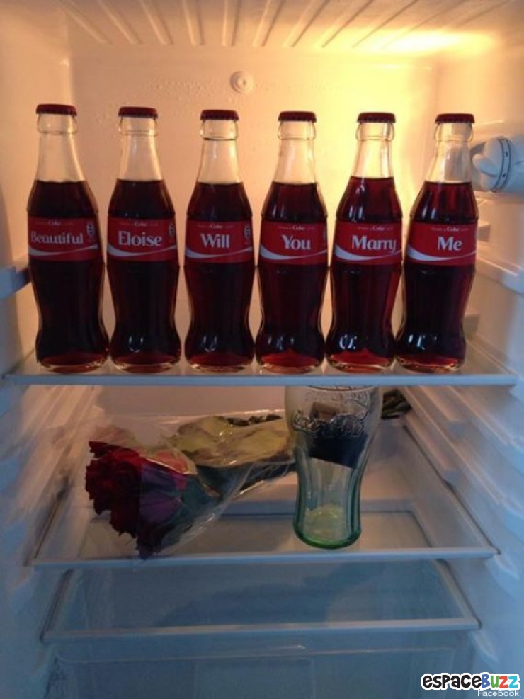 Illustration de l'article : Une demande en mariage coca-colesque