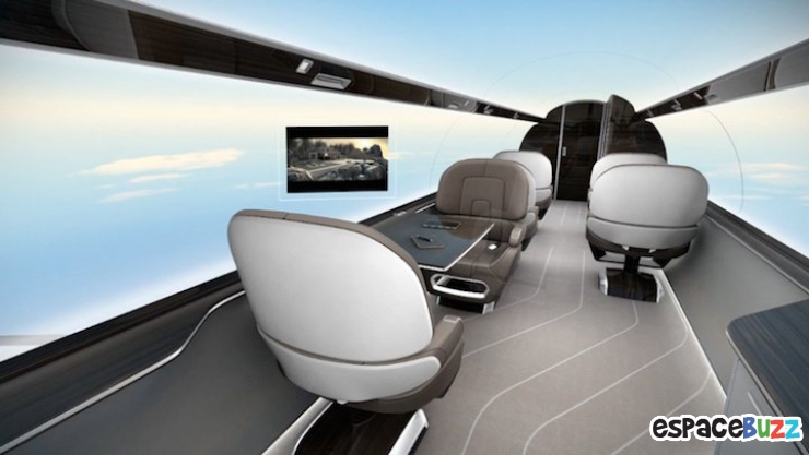 Illustration de l'article : Découvrez Ixion, un concept de jet privé qui en met plein la vue