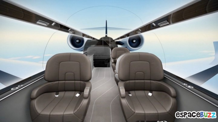 Illustration de l'article : Découvrez Ixion, un concept de jet privé qui en met plein la vue