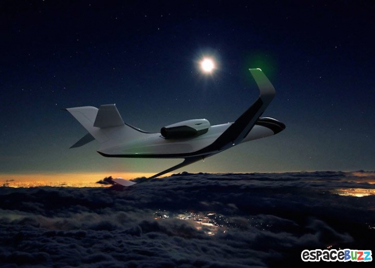 Illustration de l'article : Découvrez Ixion, un concept de jet privé qui en met plein la vue