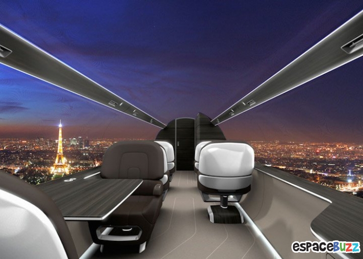 Illustration de l'article : Découvrez Ixion, un concept de jet privé qui en met plein la vue