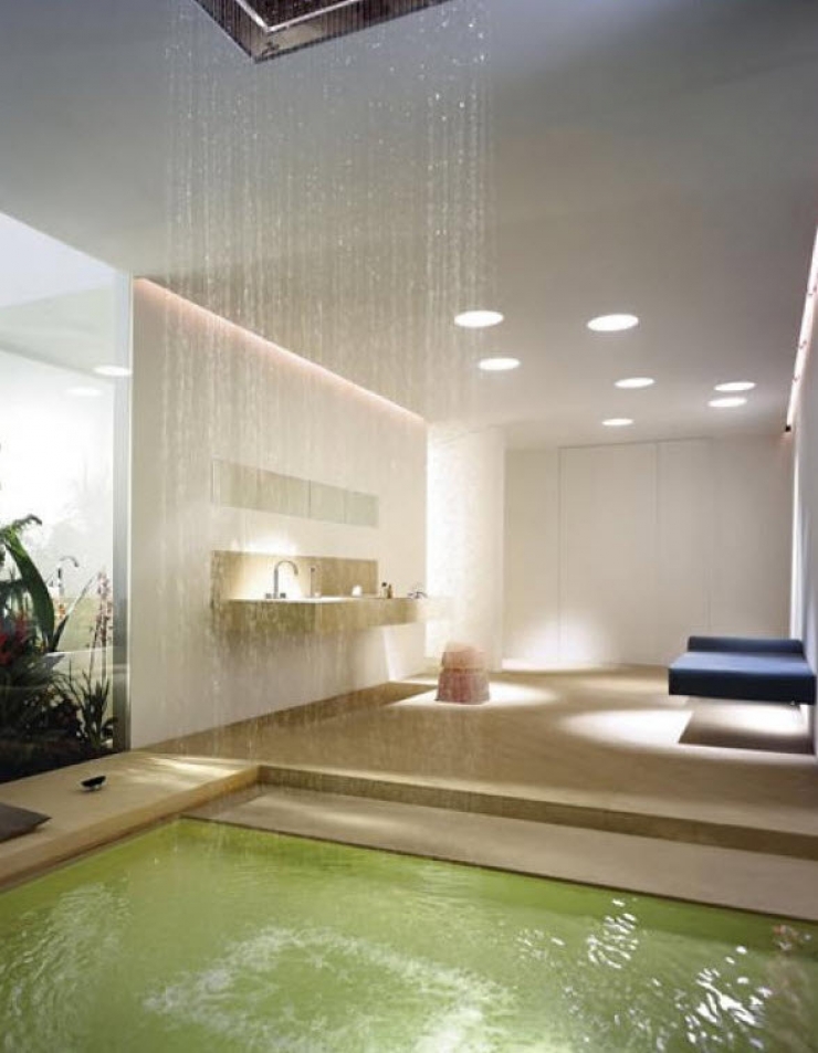 Illustration de l'article : 8 salles de bain absolument magnifiques! La 3 est vraiment très originale!