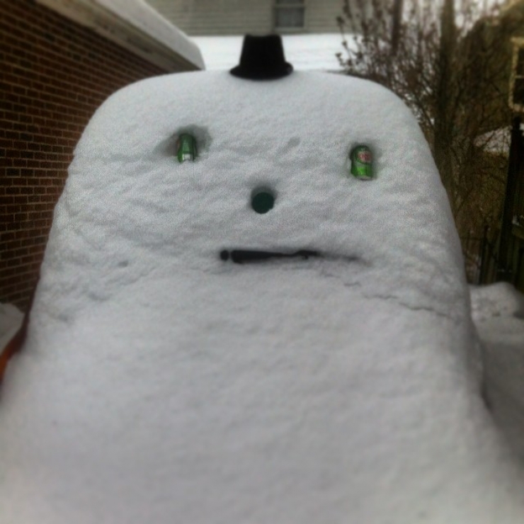 Illustration de l'article : 20 bonhommes de neige qui ressemblent &agrave; tout sauf &agrave; des bonhommes de neige