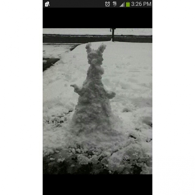 Illustration de l'article : 20 bonhommes de neige qui ressemblent &agrave; tout sauf &agrave; des bonhommes de neige