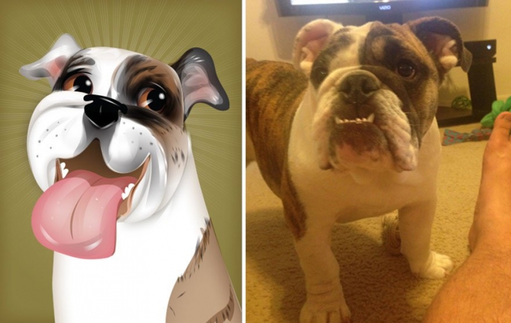 Illustration de l'article : Cette artiste prend des photos d'animaux qu'elle transforme en cartoons pour le plus grand plaisir des enfants! Quel talent!