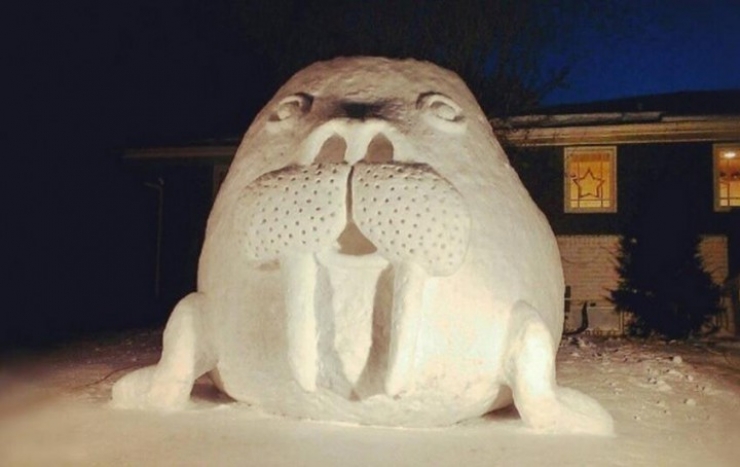 Illustration de l'article : 35 id&eacute;es de bonhommes de neige parmi les plus impressionnants du moment! 