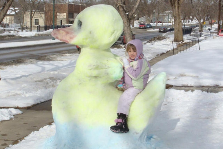 Illustration de l'article : 35 id&eacute;es de bonhommes de neige parmi les plus impressionnants du moment! 