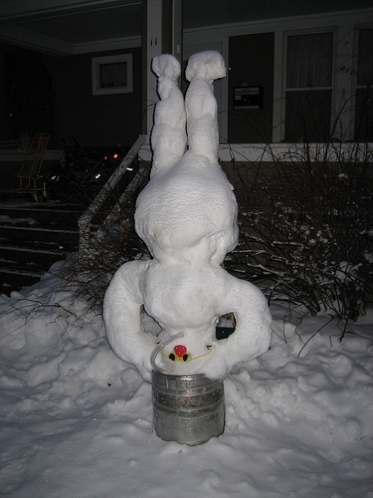 Illustration de l'article : 35 id&eacute;es de bonhommes de neige parmi les plus impressionnants du moment! 