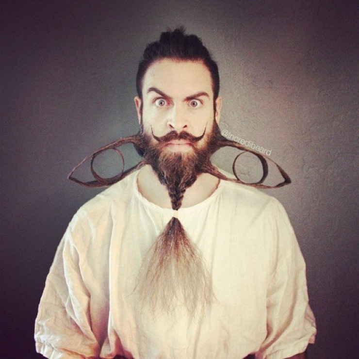 Illustration de l'article : 17 photos d'Incredibeard, l'artiste aux multiples styles de barbe