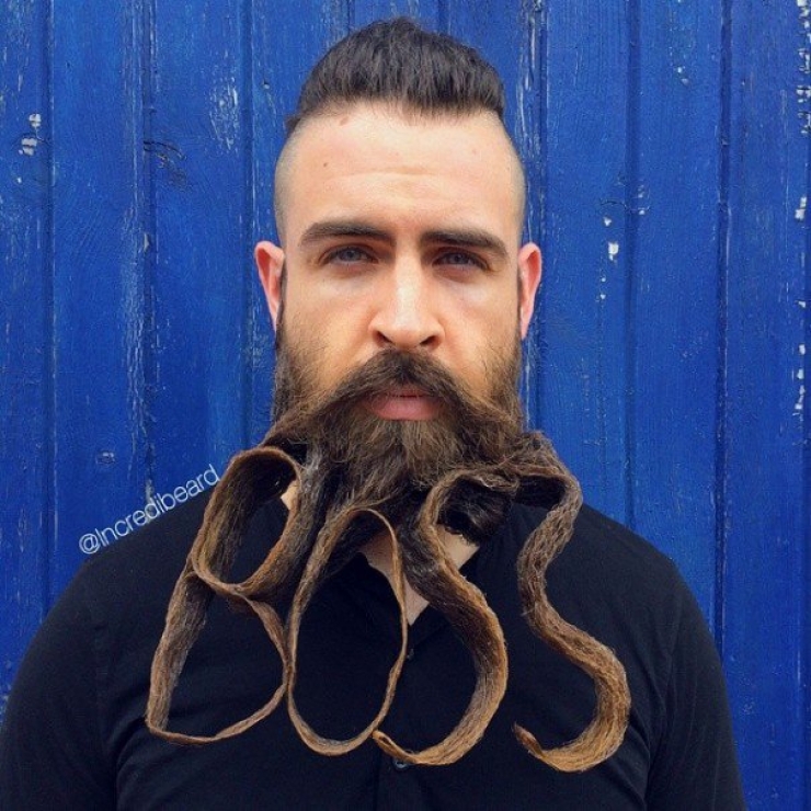 Illustration de l'article : 17 photos d'Incredibeard, l'artiste aux multiples styles de barbe