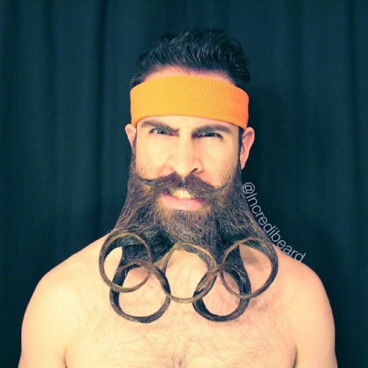 Illustration de l'article : 17 photos d'Incredibeard, l'artiste aux multiples styles de barbe