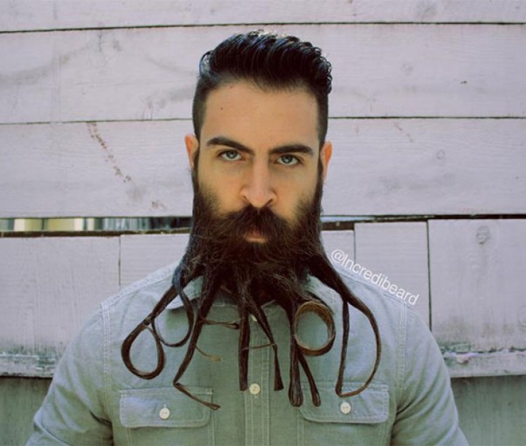 Illustration de l'article : 17 photos d'Incredibeard, l'artiste aux multiples styles de barbe