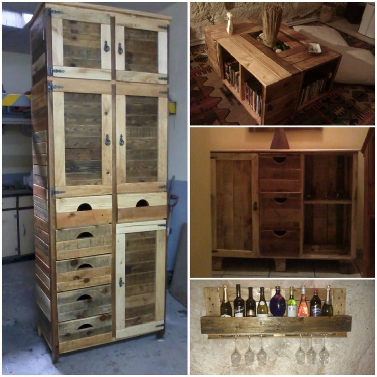 Illustration de l'article : 24 idées de réalisations à base de palettes juste pour votre salon!