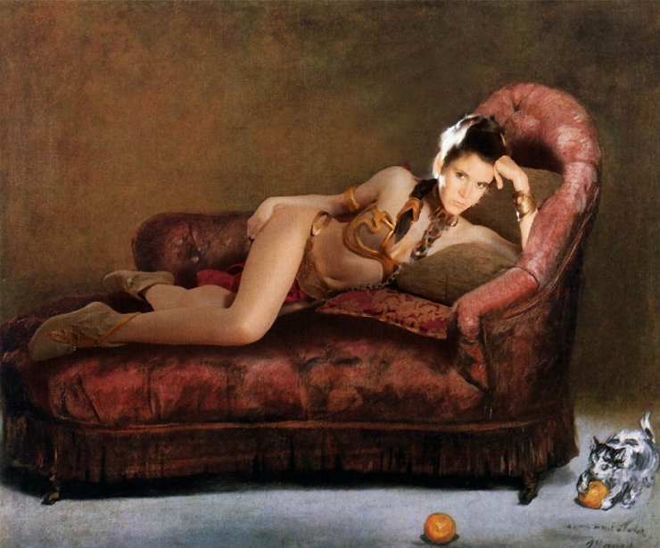 Illustration de l'article : Quand des personnages de Star Wars se glissent dans des tableaux c&eacute;l&egrave;bres (16 images)