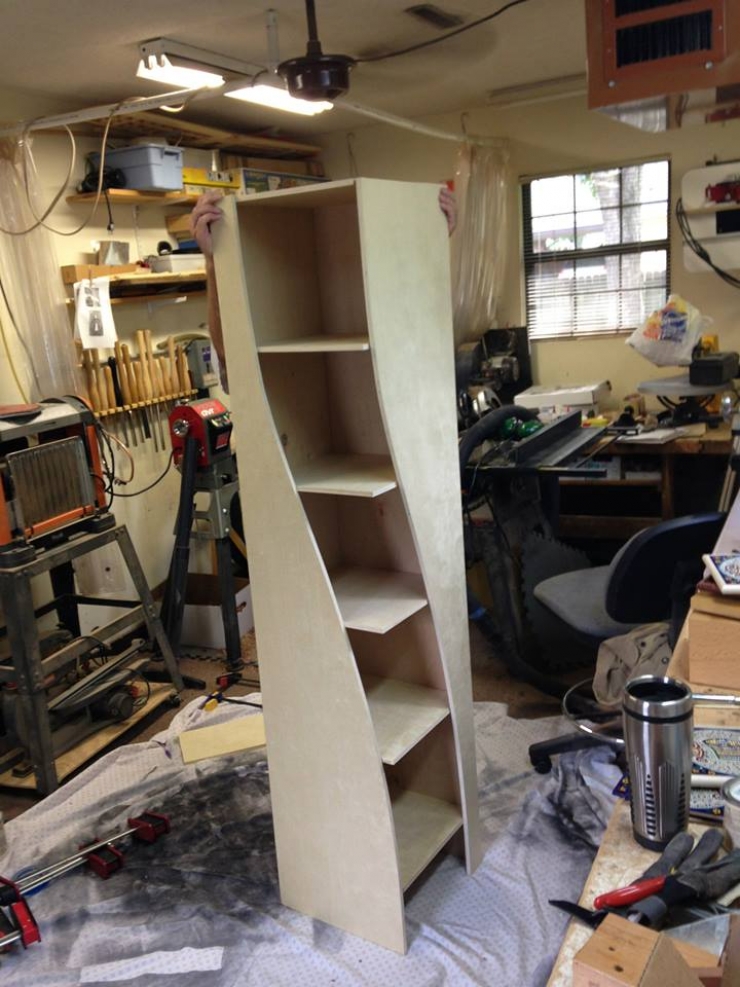 Illustration de l'article : Cet homme et son fils sont en train de r&eacute;aliser l'une des plus belles biblioth&egrave;ques du moment! Quel travail!