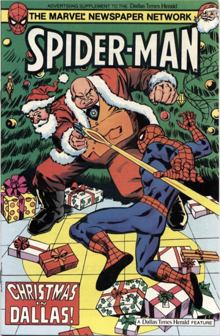 Illustration de l'article : Quand les héros de comic books fêtent Noël (19 photos)