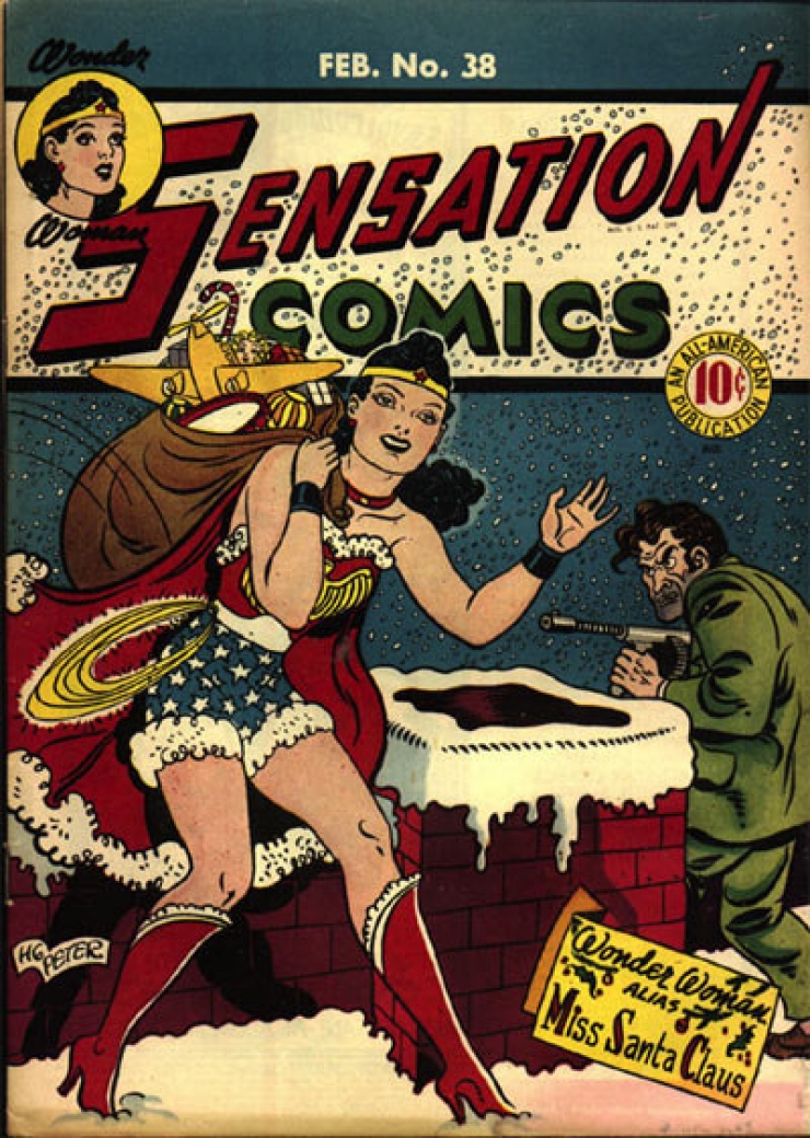 Illustration de l'article : Quand les héros de comic books fêtent Noël (19 photos)