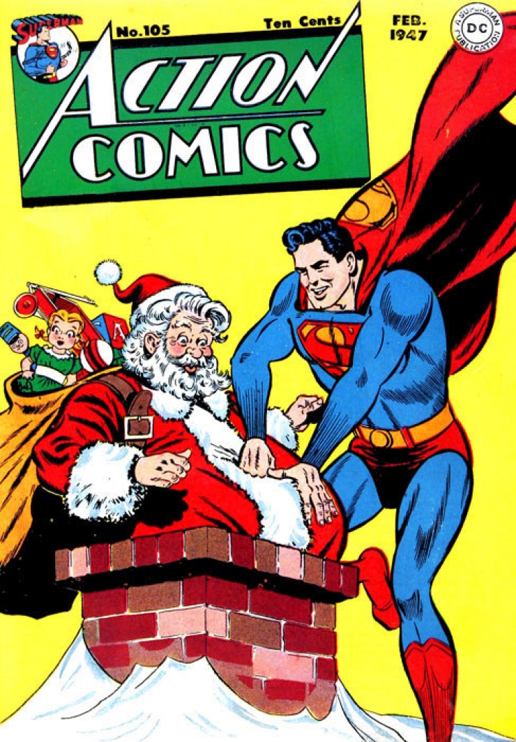 Illustration de l'article : Quand les héros de comic books fêtent Noël (19 photos)