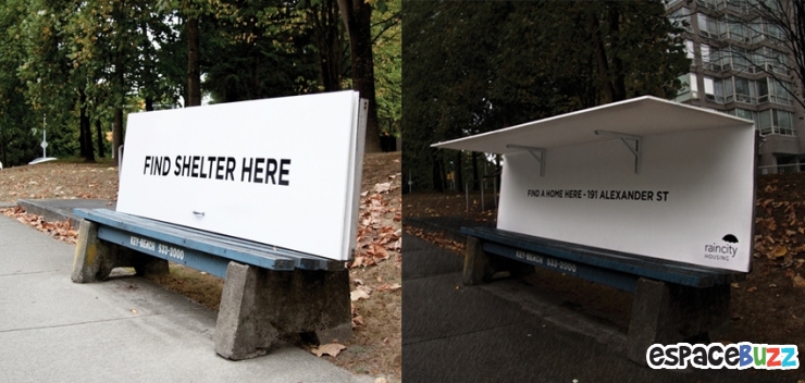 Illustration de l'article : Des bancs réservés aux sans-abris à Vancouver!